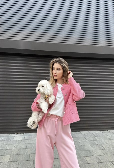 Твидовый жакет Barbie - фото 56265