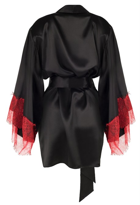 Халат шелковый мини - фото 56397