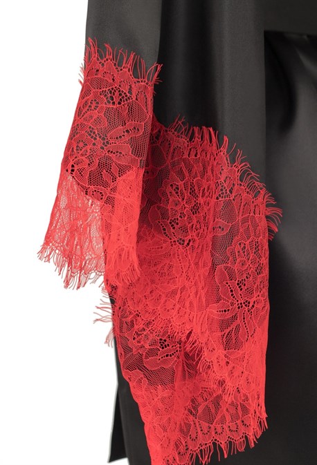 Халат шелковый мини - фото 56398