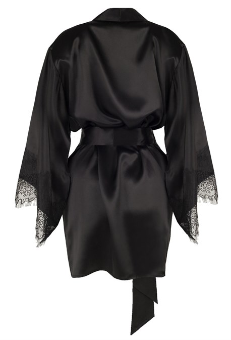 Халат шелковый мини - фото 56403