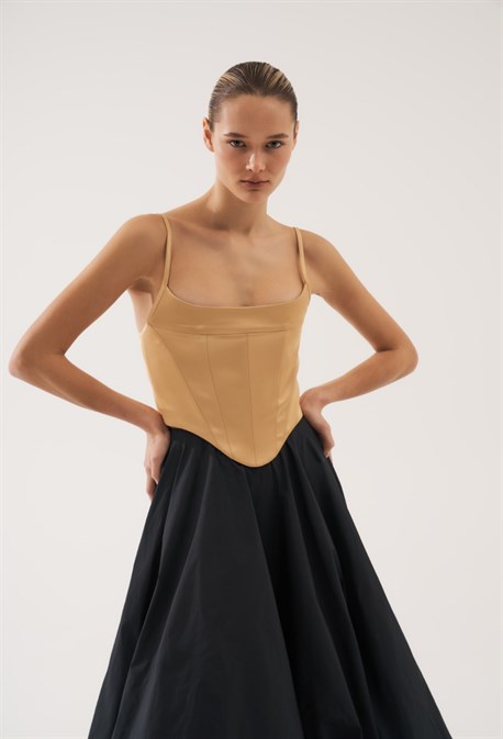 Корсет золото - фото 56464