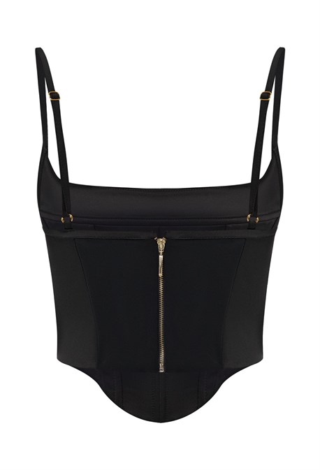 Корсет черный - фото 56467