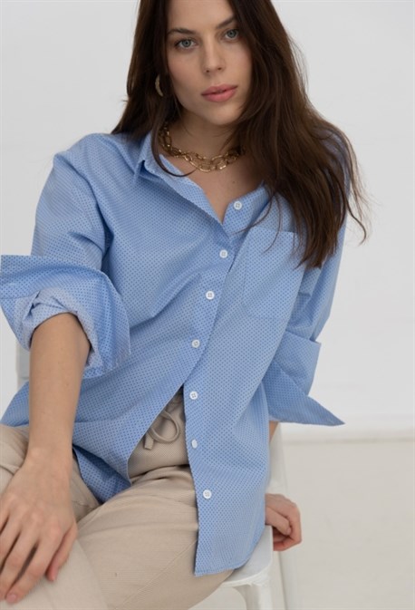 Рубашка Oversize - фото 57119