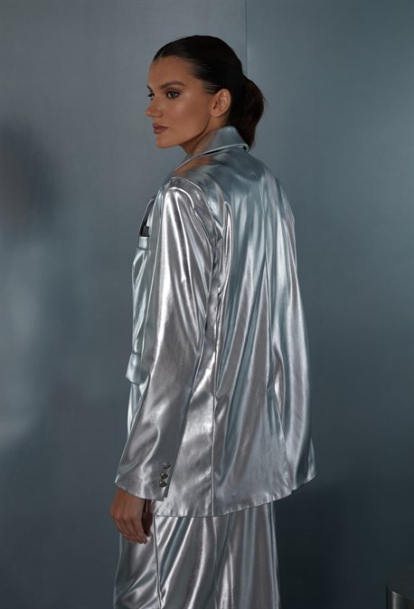 Жакет из экокожи - фото 57611