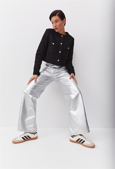 Джинсы METALLIC - фото 58047