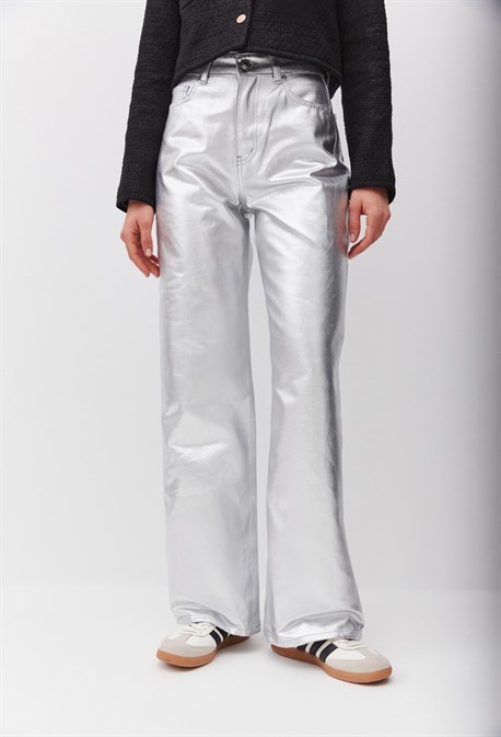 Джинсы METALLIC - фото 58048