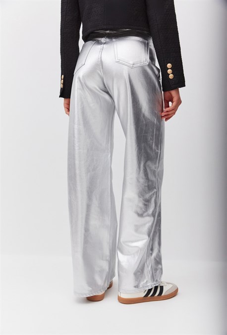 Джинсы METALLIC - фото 58049