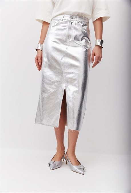 Юбка METALLIC - фото 58051