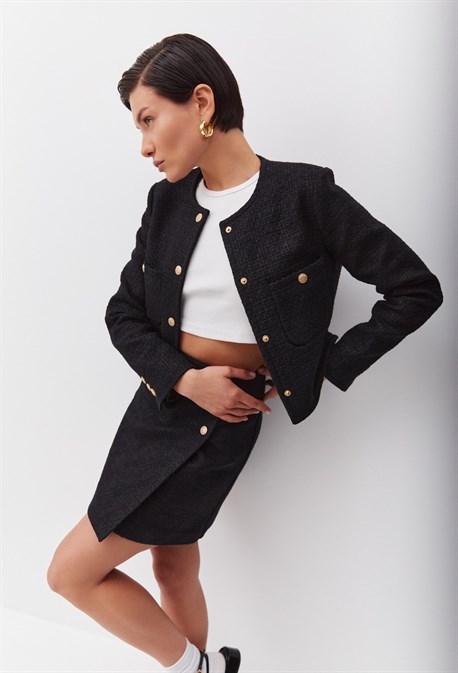 Жакет из твида БРИЖИТ - фото 58054