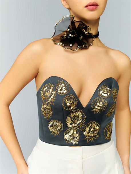 Топ Geometric Rose - фото 58158