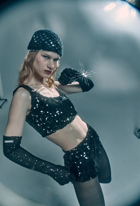 Топ и шорты из пайетки - фото 58869 Топ и шорты из пайетки - фото 58869