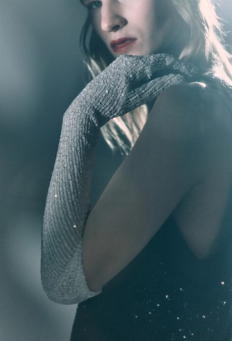 Перчатки из пайетки - фото 58988