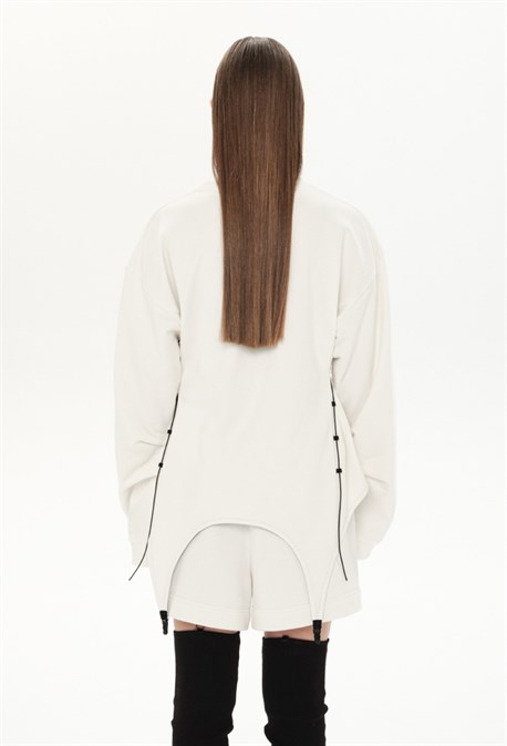 Свитшот с подвязками - фото 59058