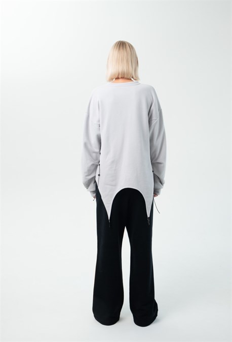 Свитшот с подвязками - фото 59061