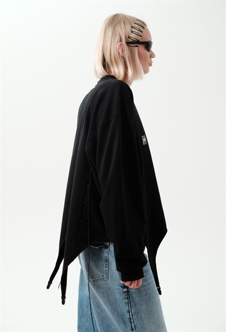 Свитшот с подвязками - фото 59063