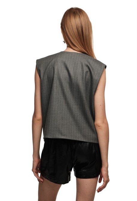 Жилет шефа в полоску - фото 59118