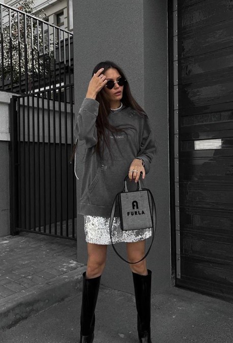 Худи из вареного хлопка - фото 59499