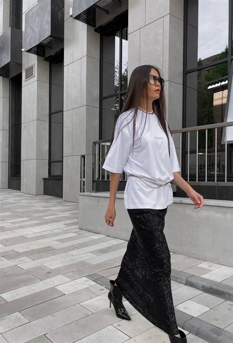 Юбка с пайетками - фото 59506