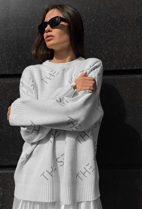 Свитер с лого The Sense - фото 59510