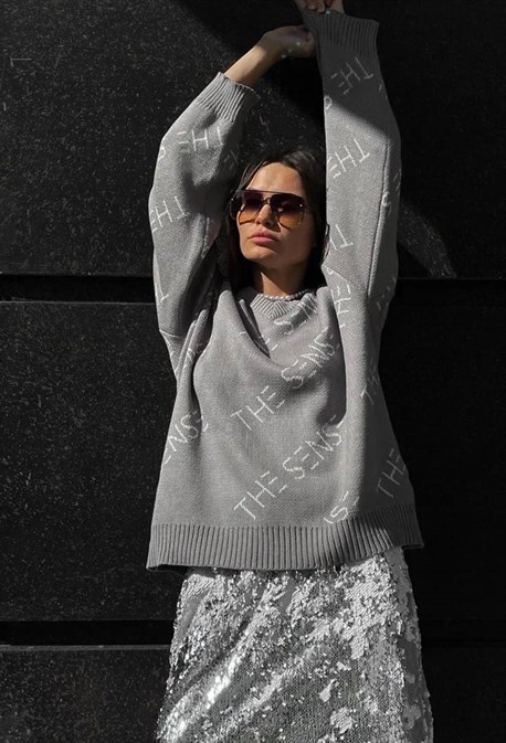 Свитер с лого The Sense - фото 59512