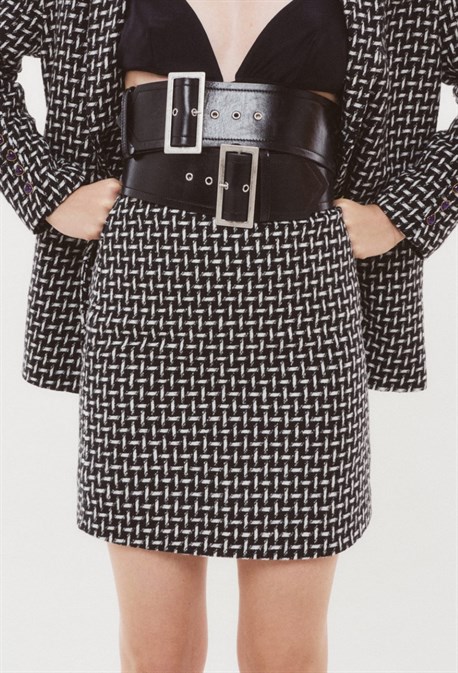 ЮБКА МИНИ С ПАТТЕРНОМ - фото 60978