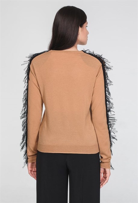 ДЖЕМПЕР С БАХРОМОЙ - фото 60980