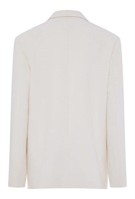 ЖАКЕТ ПРЯМОГО КРОЯ С ЧОКЕРОМ - фото 61075