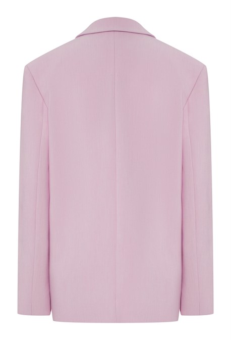 ЖАКЕТ ПРЯМОГО КРОЯ С ЧОКЕРОМ - фото 61078