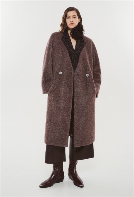 ПАЛЬТО С ШАРФОМ - фото 61127