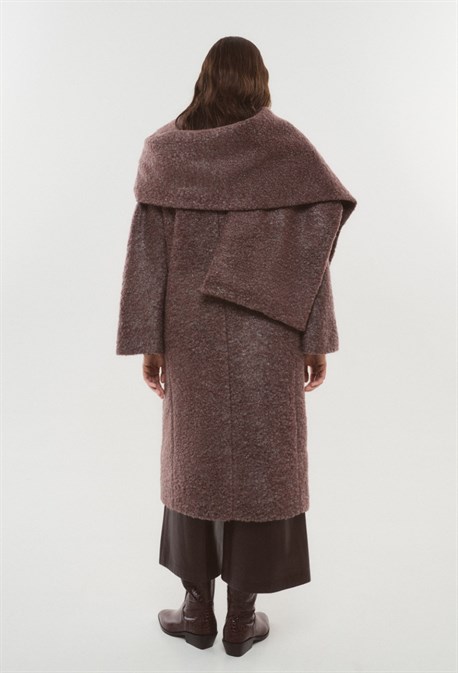 ПАЛЬТО С ШАРФОМ - фото 61128