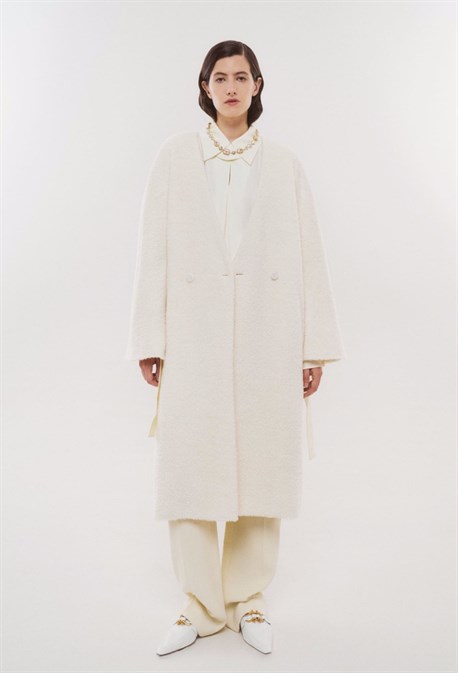 ПАЛЬТО С ШАРФОМ - фото 61136