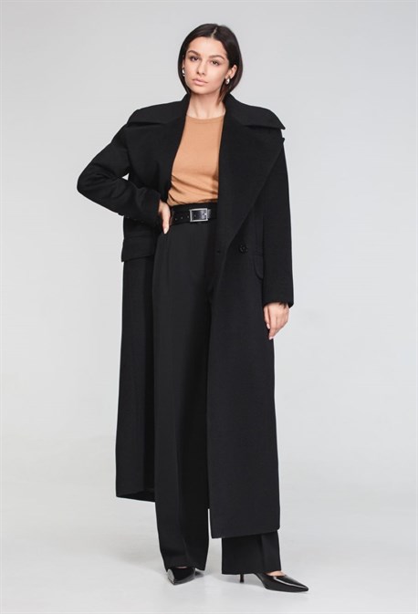 ПАЛЬТО ИЗ АЛЬПАКИ - фото 61139