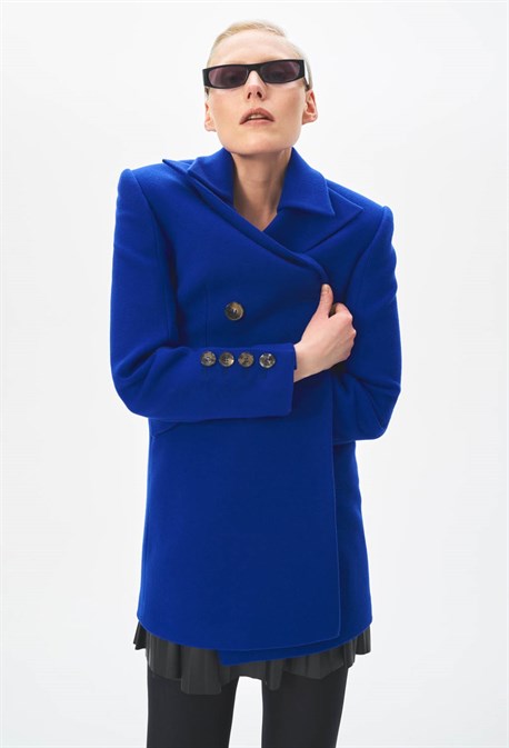 ДВУБОРТНОЕ ПАЛЬТО - фото 61163