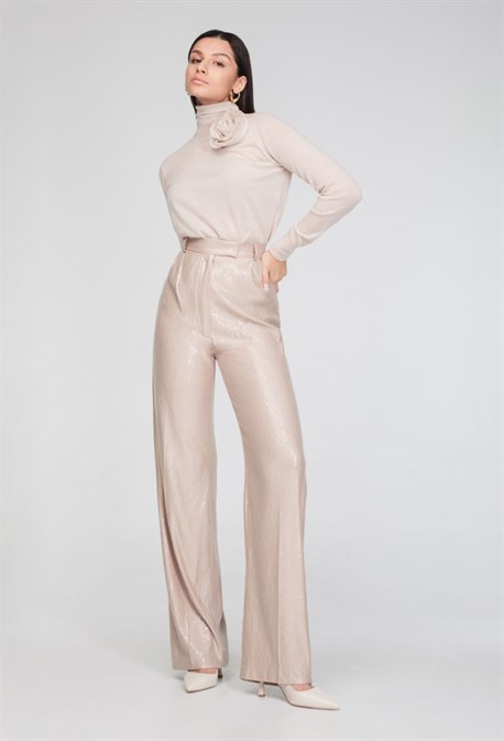 БРЮКИ ИЗ ПАЙЕТОК - фото 61175