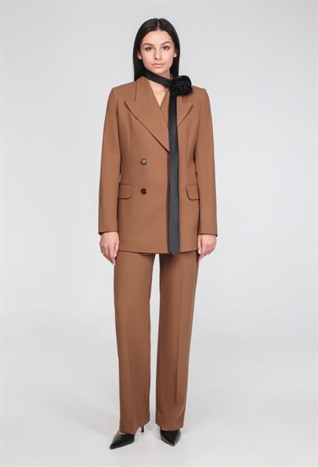 БРЮКИ ИЗ ШЕРСТИ - фото 61186