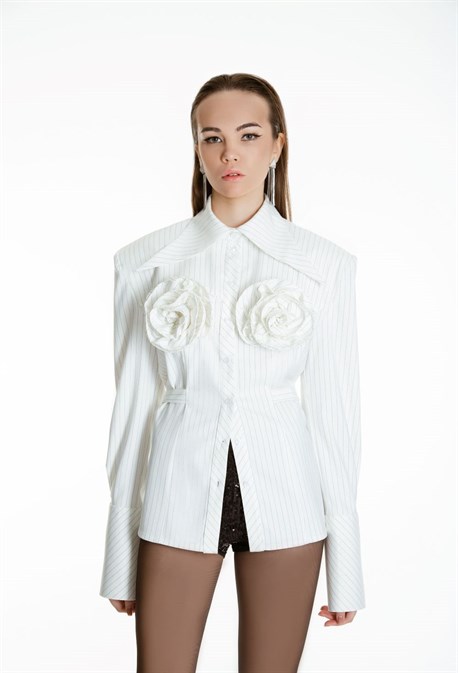 РУБАШКА С РОЗАМИ - фото 61264