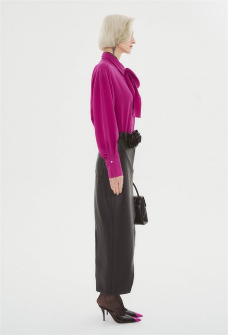 БЛУЗКА С БАНТОМ - фото 61324