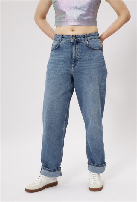 Джинсы широкие - фото 61461