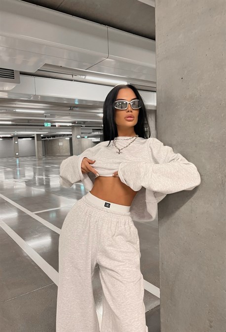 КОСТЮМ ИЗ ФУТЕРА МЕЛАНЖ - фото 61592