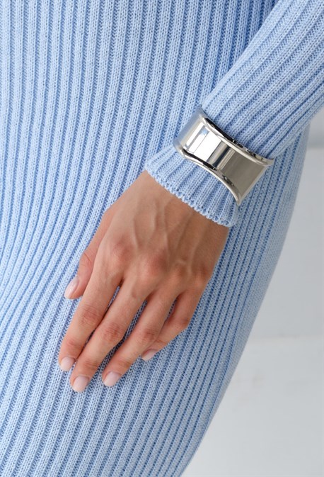 ПЛАТЬЕ ИЗ ХЛОПКОВОЙ НИТИ - фото 61800