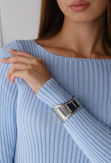 ПЛАТЬЕ ИЗ ХЛОПКОВОЙ НИТИ - фото 61801