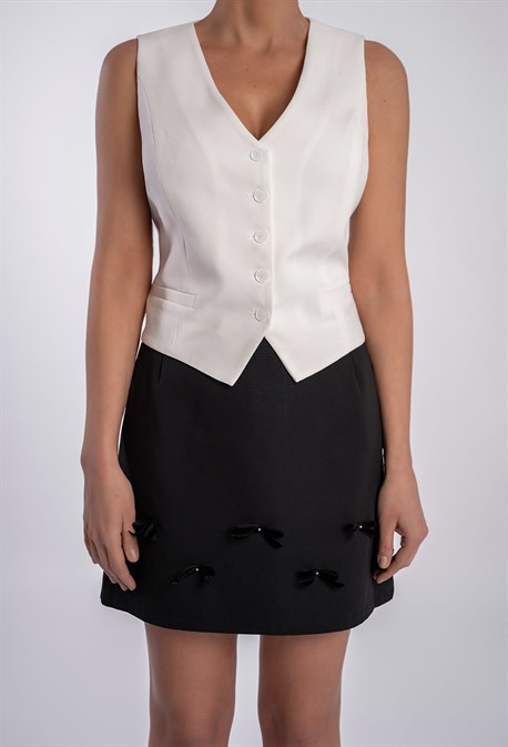 Юбка мини банты - фото 61945