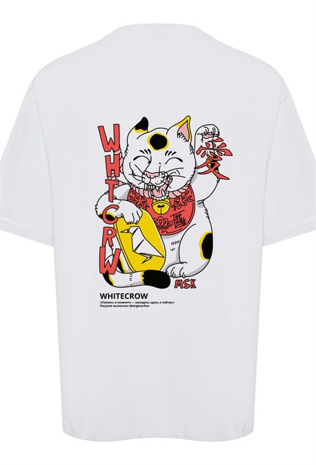 ФУТБОЛКА КОТ МАНЕКИ НЕКО - фото 62548