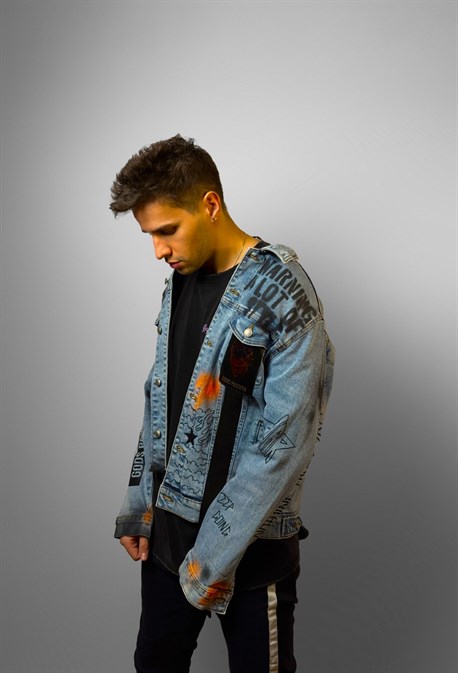 Джинсовая куртка MENACE - фото 62964