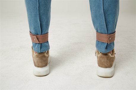 Джинсовые джогеры - фото 6332