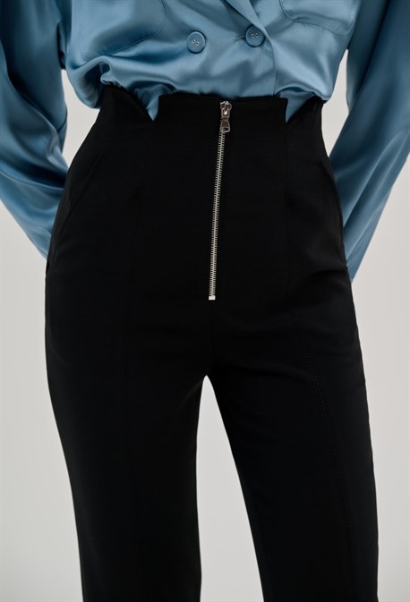 Брюки с завышенной талией - фото 63332