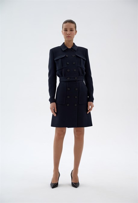 Жакет с накладными карманами - фото 63361