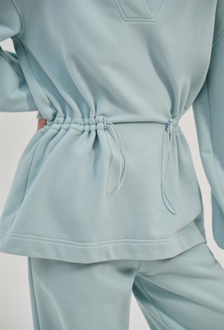 Костюм с брюками из футера - фото 63410