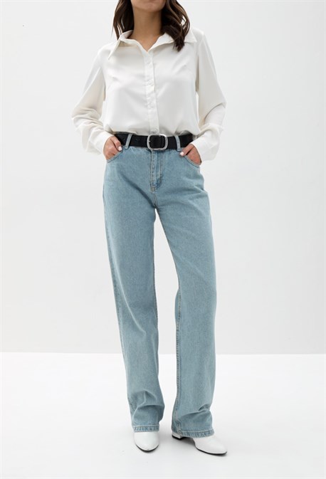 Джинсы прямые - фото 63657