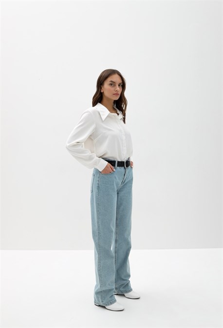 Джинсы прямые - фото 63659